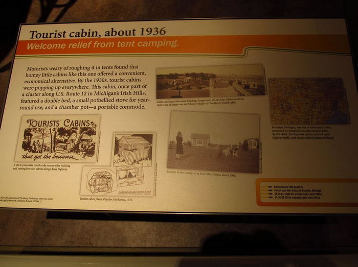 Lore Mac Cabins - Display At Henry Ford Museum (newer photo)